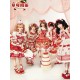 Mademoiselle Pearl Strawberry Cutsew Cardigan Blouses Skirt JSKs and OPs(Reservation/Full Payment Without Shipping)